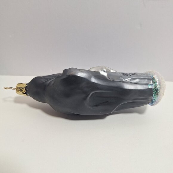 Ebenezer Scrooge Ghost Of Christmas Yet To Come Ornament Old World Blown Glass - Picture 11 of 16